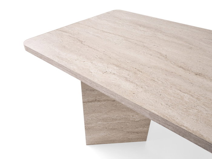 Hanah Home Mesa de Comedor Loft - 2931 en Travertino Hanah Home Mesa de Comedor Loft - 2931 en Travertino
